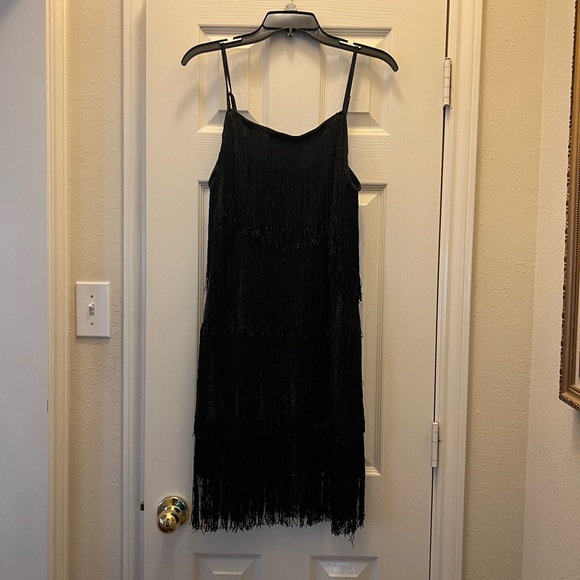 Black sparkly fringe dress - Picture 6 of 6